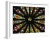 Stained Glass Detail National Basilica, Quito, Ecuador-Brent Bergherm-Framed Premium Photographic Print