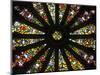 Stained Glass Detail National Basilica, Quito, Ecuador-Brent Bergherm-Mounted Photographic Print