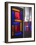 Stained Glass Door, Marrakech, Morocco-David H. Wells-Framed Photographic Print