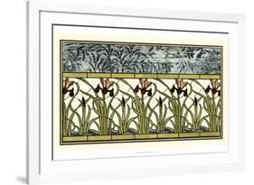 Stained Glass Flowers III-Vision Studio-Framed Premium Giclee Print