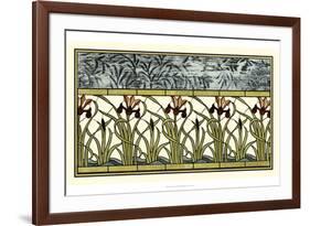 Stained Glass Flowers III-Vision Studio-Framed Premium Giclee Print