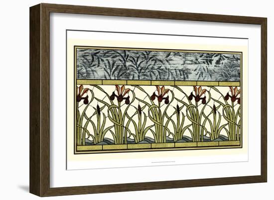 Stained Glass Flowers III-Vision Studio-Framed Art Print