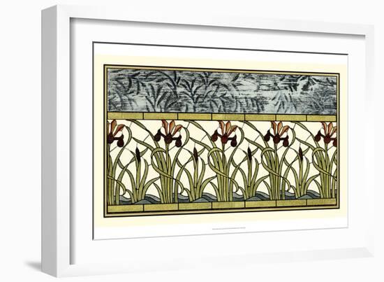 Stained Glass Flowers III-Vision Studio-Framed Art Print