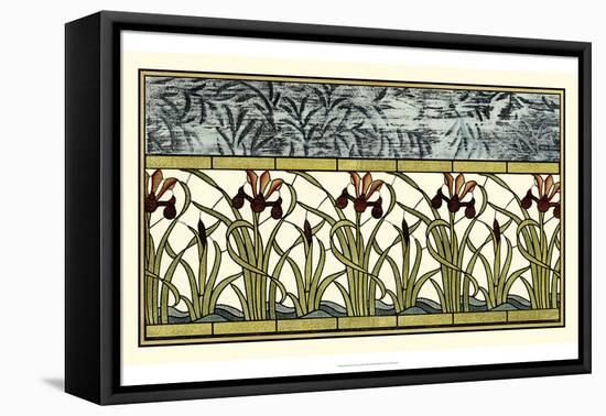 Stained Glass Flowers III-Vision Studio-Framed Stretched Canvas