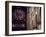 Stained-Glass from Rose Window of North Facade and Pillars of Nave of Cathedral of Notre-Dame-null-Framed Giclee Print