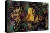 Stained Glass Fruit-Mindy Sommers-Stretched Canvas
