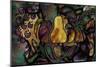 Stained Glass Fruit-Mindy Sommers-Mounted Giclee Print