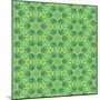 Stained Glass Green Pattern-Cora Niele-Mounted Photographic Print