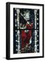 Stained glass image of King Canute, 11th century-Unknown-Framed Giclee Print