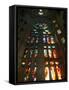 Stained Glass in Sagrada Familia, Barcelona, Catalonia, Spain, Europe-null-Framed Stretched Canvas