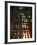 Stained Glass in Sagrada Familia, Barcelona, Catalonia, Spain, Europe-null-Framed Photographic Print