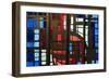 Stained Glass in Saint Michel Du Havre Church, Le Havre, Normandy, France, Europe-Richard Cummins-Framed Photographic Print