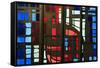 Stained Glass in Saint Michel Du Havre Church, Le Havre, Normandy, France, Europe-Richard Cummins-Framed Stretched Canvas