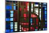 Stained Glass in Saint Michel Du Havre Church, Le Havre, Normandy, France, Europe-Richard Cummins-Mounted Photographic Print
