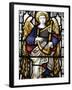 Stained Glass in St. George Anglican Cathedral, Jerusalem, Israel, Middle East-null-Framed Photographic Print