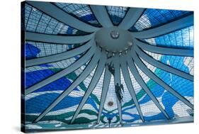 Stained Glass in the Metropolitan Cathedral of Brasilia-Michael Runkel-Stretched Canvas