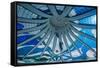 Stained Glass in the Metropolitan Cathedral of Brasilia-Michael Runkel-Framed Stretched Canvas