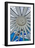 Stained Glass in the Metropolitan Cathedral of Brasilia-Michael Runkel-Framed Photographic Print