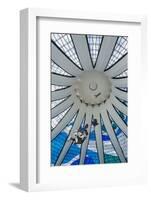 Stained Glass in the Metropolitan Cathedral of Brasilia-Michael Runkel-Framed Photographic Print