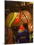 Stained Glass Lamp Vendor in Spice Market, Istanbul, Turkey-Darrell Gulin-Mounted Photographic Print