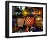 Stained Glass Lamp Vendor in Spice Market, Istanbul, Turkey-Darrell Gulin-Framed Photographic Print