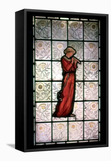 Stained Glass, Minstrel, 1882-1884-William Morris-Framed Stretched Canvas