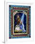 Stained Glass Nativity-Sheila Lee-Framed Giclee Print