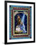 Stained Glass Nativity-Sheila Lee-Framed Giclee Print