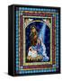 Stained Glass Nativity-Sheila Lee-Framed Stretched Canvas