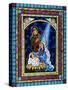 Stained Glass Nativity-Sheila Lee-Stretched Canvas