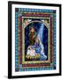 Stained Glass Nativity-Sheila Lee-Framed Giclee Print