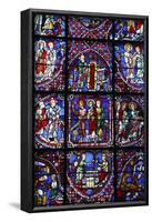 Stained glass, Notre-Dame de Chartres Cathedral, Chartres, Eure-et-Loir, France-Godong-Framed Photographic Print