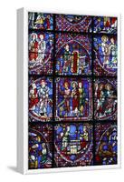 Stained glass, Notre-Dame de Chartres Cathedral, Chartres, Eure-et-Loir, France-Godong-Framed Photographic Print