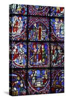 Stained glass, Notre-Dame de Chartres Cathedral, Chartres, Eure-et-Loir, France-Godong-Stretched Canvas