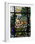 Stained Glass of Adam and Eve in the Garden of Eden, Vienna, Austria, Europe-Godong-Framed Photographic Print