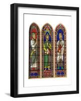 Stained Glass of Moses, King David and Isaiah, Bourges Cathedral, 13th Century-Lemercier-Framed Giclee Print
