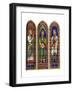 Stained Glass of Moses, King David and Isaiah, Bourges Cathedral, 13th Century-Lemercier-Framed Giclee Print