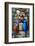 Stained glass of Presentation of Jesus Christ at the Temple, Shrine of Our Lady of La Salette-Godong-Framed Photographic Print