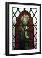 Stained glass of St Edward the Confessor, 15th century-Unknown-Framed Premium Giclee Print