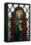 Stained glass of St Edward the Confessor, 15th century-Unknown-Framed Stretched Canvas