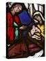 Stained Glass of the Birth of Isaac, Son of Abraham and Sarah, Klosterneuburg, Austria, Europe-Godong-Stretched Canvas