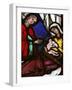 Stained Glass of the Birth of Isaac, Son of Abraham and Sarah, Klosterneuburg, Austria, Europe-Godong-Framed Photographic Print