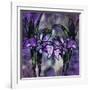 Stained Glass Orchids-Mindy Sommers-Framed Giclee Print