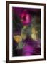 Stained Glass Rose-Mindy Sommers-Framed Giclee Print