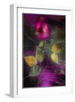 Stained Glass Rose-Mindy Sommers-Framed Giclee Print