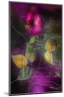 Stained Glass Rose-Mindy Sommers-Mounted Giclee Print