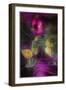 Stained Glass Rose-Mindy Sommers-Framed Premium Giclee Print