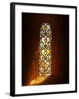 Stained Glass, Thoronet Abbey Church, Thoronet, Var, Provence, France, Europe-null-Framed Photographic Print