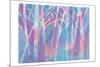 Stained Glass Trees-Beverly Dyer-Mounted Art Print
