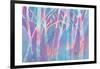 Stained Glass Trees-Beverly Dyer-Framed Art Print